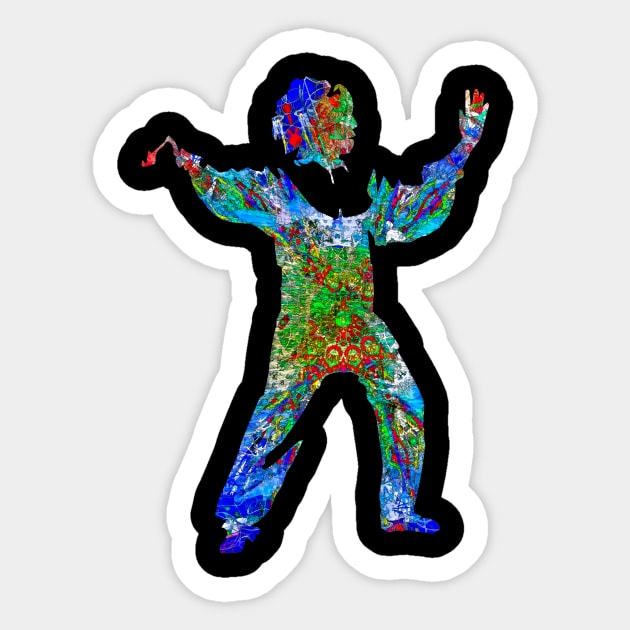 Tai Chi Posture Single Whip Sticker by crunchysqueak